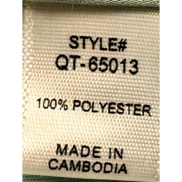 Zenana Light Blue Blouse Lined Flowy Office Workwear Long Sleeve Relaxed Fit XL - Picture 5 of 8